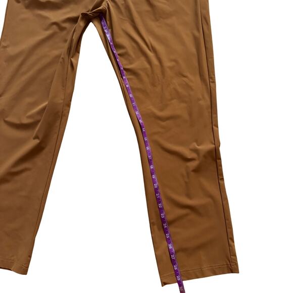 Callaway Golf Pants Mens 38x30 Brown Rust Lightweight Performance Flat Front - Picture 8 of 11